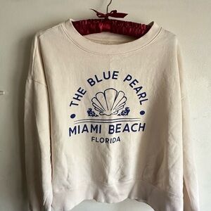 Anthropologie Maeve Women's Cream Sweater